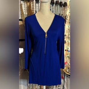 🍁3 for $25🍁Royal Blue XL 3/4 Zip Front Top